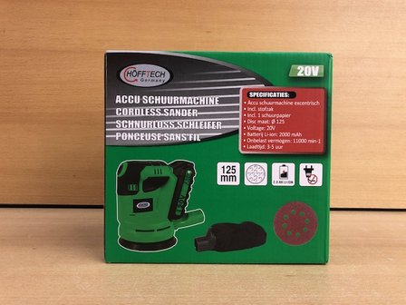 Accu schuurmachine 20 volt.