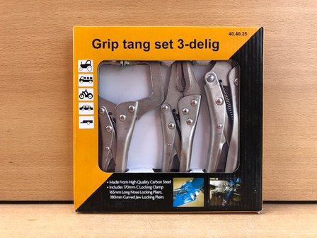 Griptangenset 3 dlg 17cm.