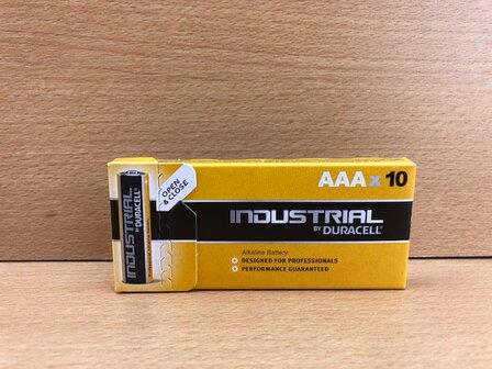 Duracell batterij AAA Industrial 1,5 volt.
