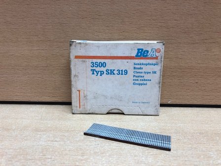 Minibrads set BeA 3500 stuks 1,2 x 15mm.