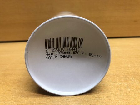 Spuitbus PlastiKote radiatorverf satin chrome 400ml.