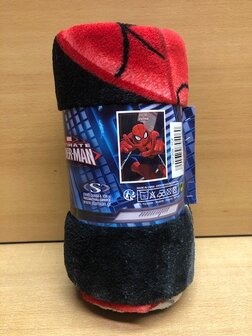 Fleece deken Spiderman 140x100cm.