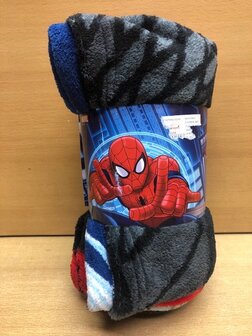 Fleece deken Spiderman 140x100cm.