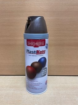 Spuitbus PlastiKote Satin Choc Brown 400ml.