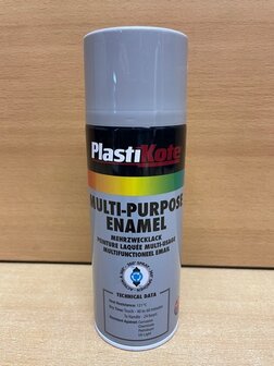 Plastikote Multi-Purpose Enamel gloss grijs.