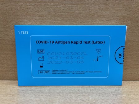 Covid 19 snel speekseltest.