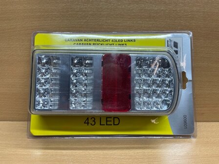 Caravan achterlicht 43 led&#039;s links.