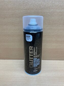 Spuitbus Montana Glitter zilver 400ml.