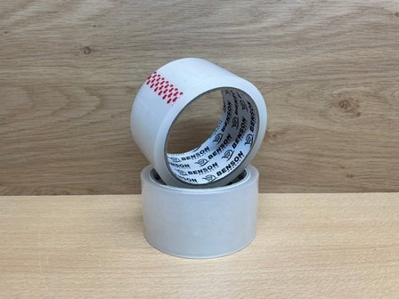 Dozentape transparant 50mx48mm.