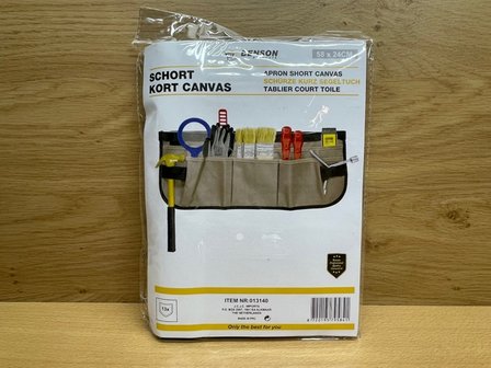 Gereedschapschort canvas 13 vaks 58x24cm.