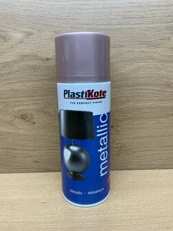 Spuitbus Plastikote metallic rose goud 400ml.