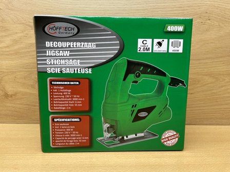 Decoupeerzaag 400 watt Hofftech 220 volt.