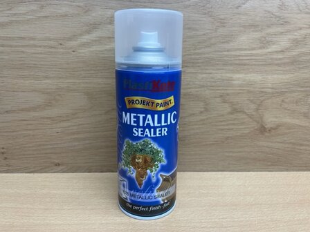 Spuitbus Plastikote Metallic Sealer 400ml.