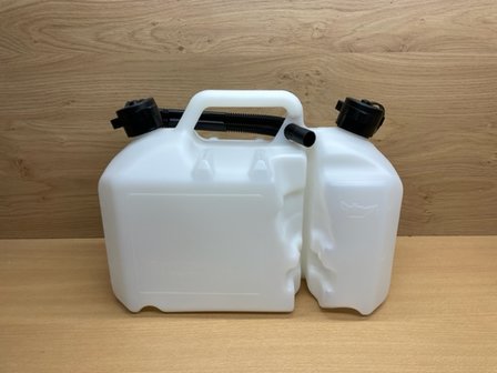 Jerrycan combi olie en benzine 8l.