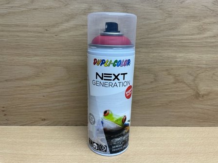 Spuitbus Dupli-Color Next Generation zijdeglans rood 400ml.