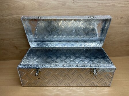 Toolbox aluminium 57x25x22cm.