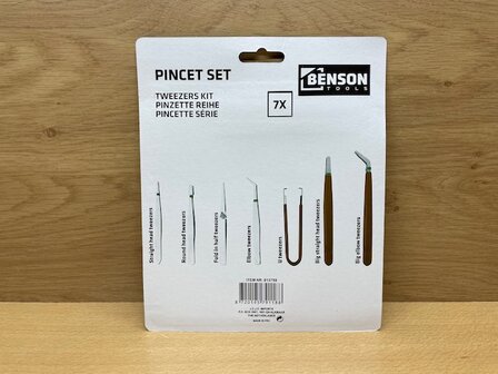 Pincettenset 7 dlg.