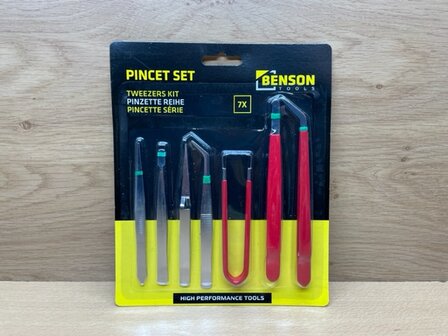 Pincettenset 7 dlg.