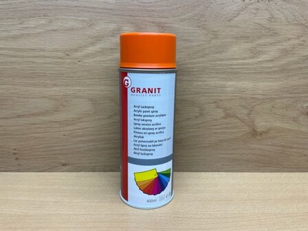 Spuitbus Granit Fiat oranje RAL2009 400ml.