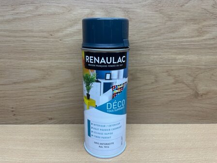 Renaulac antraciet RAL7016 glans 400ml.