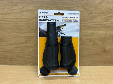 Handvatenset fiets zwart 140 en 95mm.