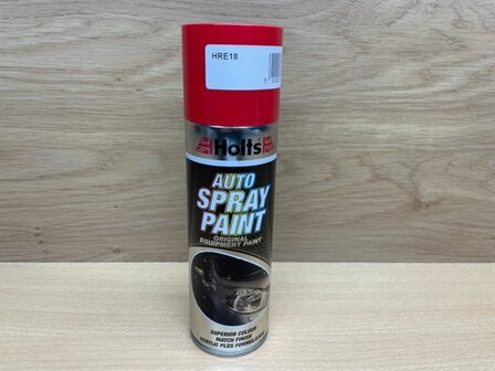 Holts autolak HRE18 rood 300ml.