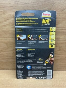 Pattex 100% repair alles lijm 100 gram.