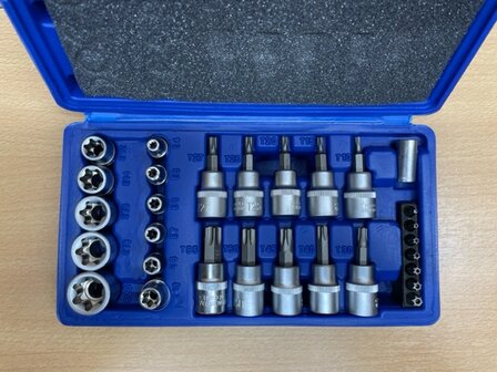 Torx bits en doppenset Benson 29 dlg.