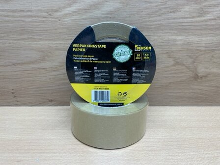 Dozentape papier 50mm x 50m.