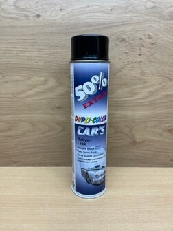 Dupli-Color spuitverf zwart glans 600ml.