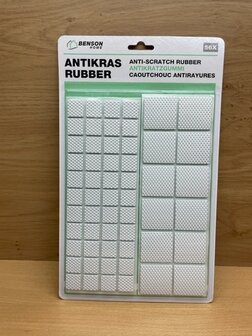 Antikrasrubberset 56 dlg wit