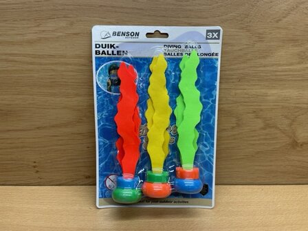 Duikballen set 3 dlg.