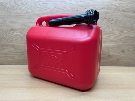 Jerrycan met vloeistofindicator 10l.