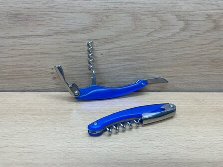 Kurkentrekker kelnersmes blauw.