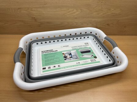 Wasmand opvouwbaar rechthoek 39 liter.