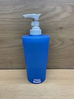 Zeepdispenser blauw Spring 500ml.