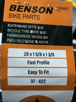Buitenband Benson 28-1 5/8x 1 3/8.