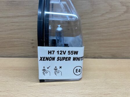 Lampenset H7 Xenon Super White 2 dlg.