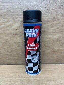 Grand Prix spuitlak zwart mat 500ml.