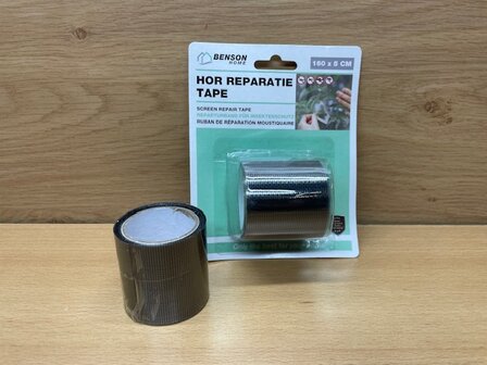 Hor reparatietape zelfklevend zwart 160x5cm.