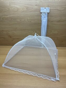 Foodcover opvouwbaar 43x43cm.