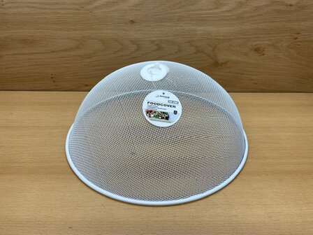 Foodcover metaal wit &Oslash; 30cm.