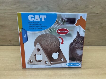 Katten krabbal 25x19x19cm.