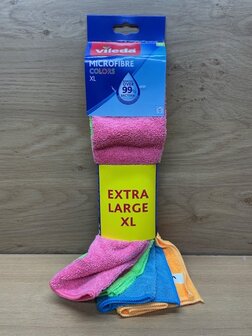 Microvezeldoekset XL Vileda 4 dlg.