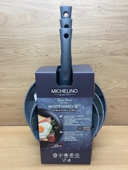Koekenpannenset Michelino 3 dlg.
