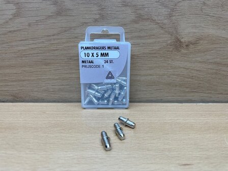 Plankendrager set Deltafix metaal 10x5mm 24 dlg.