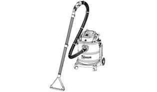 Tapijtreiniger nat/droog 1200 watt 20l.