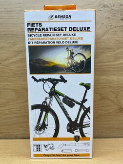 Fietsreparatieset luxe in etui.