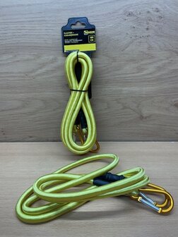 Bagegeband elastisch met karabijnhaken 180cm.
