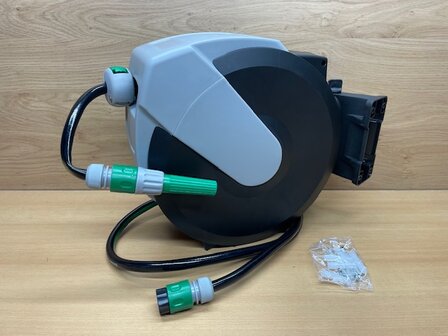 Slanghaspel wand automatisch 25m.